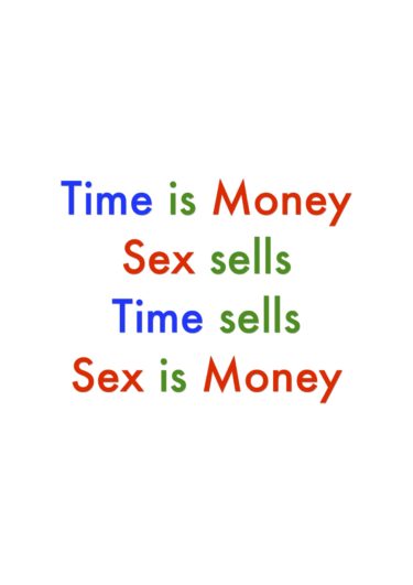 Projekt "Sex is Money" von Elias Kirsche
