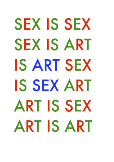 Projekt "Sex is Art in RGB" von Elias Kirsche